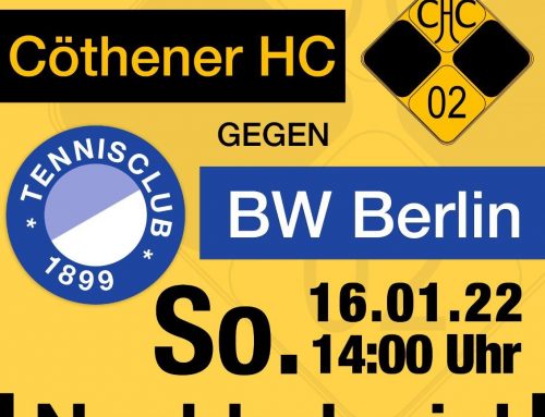 Nachholspiel gegen BW Berlin