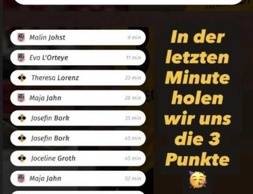 Sieg in letzter Sekunde!